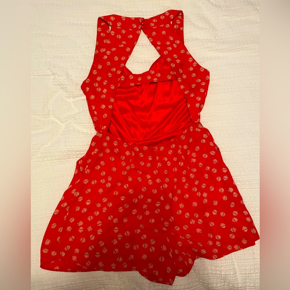 BCBGeneration Open Back Romper